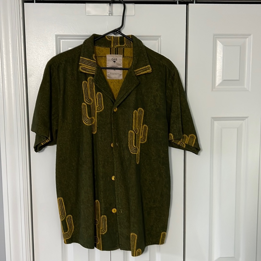 OAS Mezcal Cuba Terry Cabana Shirt